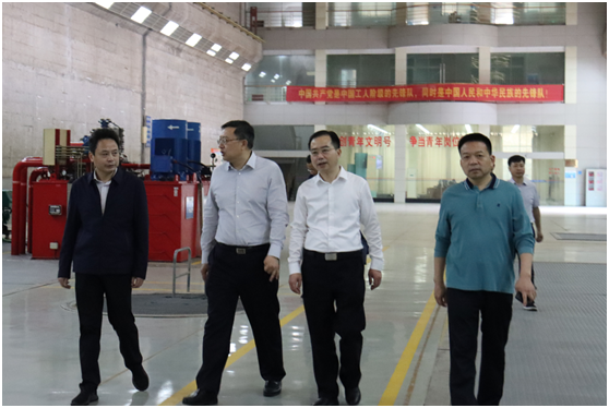 省国资委党委委员、副主任毛育新带队赴完美平台-完美（中国）一站式服务平台株洲航电分公司开展安全生产督查